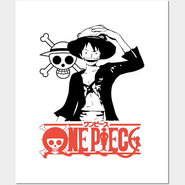 ONE PIECE T-SHIRT FUN T-SHIRT PO04 Wall Art by Huko